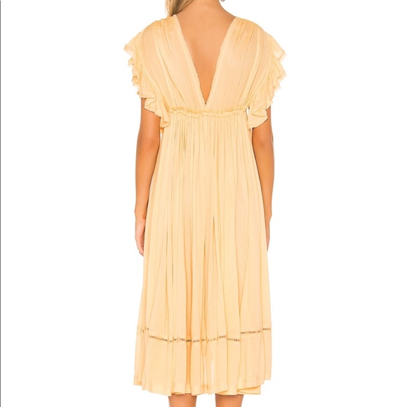 SOLD: NWT FREE PEOPLE Will wait for you Midi Dress - Picture 4 of 5